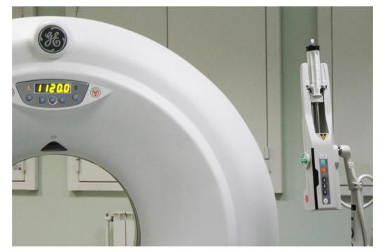 Мультиспиральный компьютерный томограф и инжектор