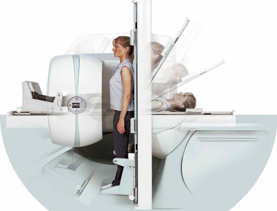 Аппарат МРТ с наклонным столом